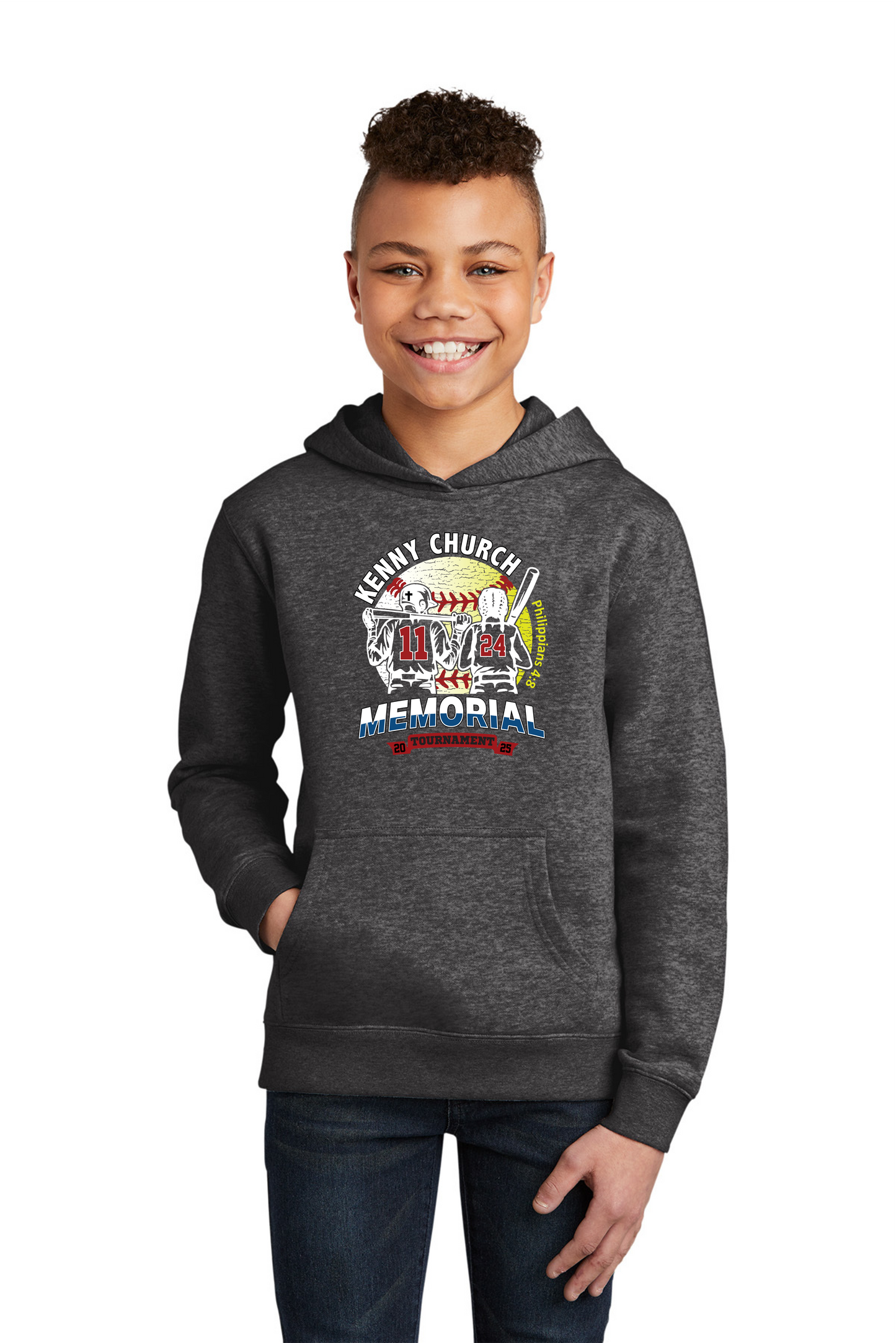 Kenny Church 2025 Adult & Youth Hooded Sweatshirt