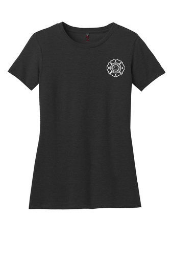 WFAS Ladies T-Shirt DM108L White Ink Decorated Left Chest